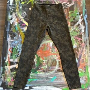 Lysse Brown and Black tie dye Patterned Leggings